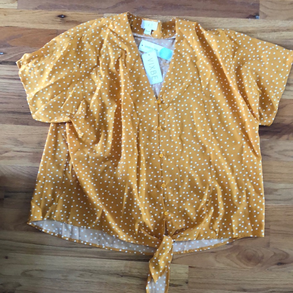 Polka dot blouse